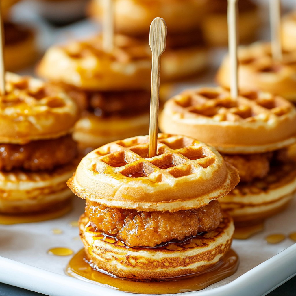 Chicken And Waffle Sliders