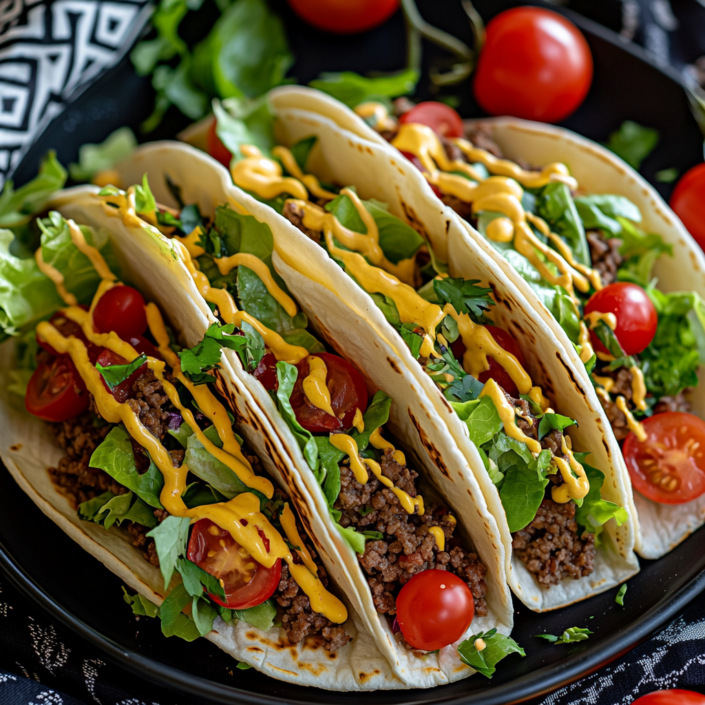 Cheeseburger Tacos