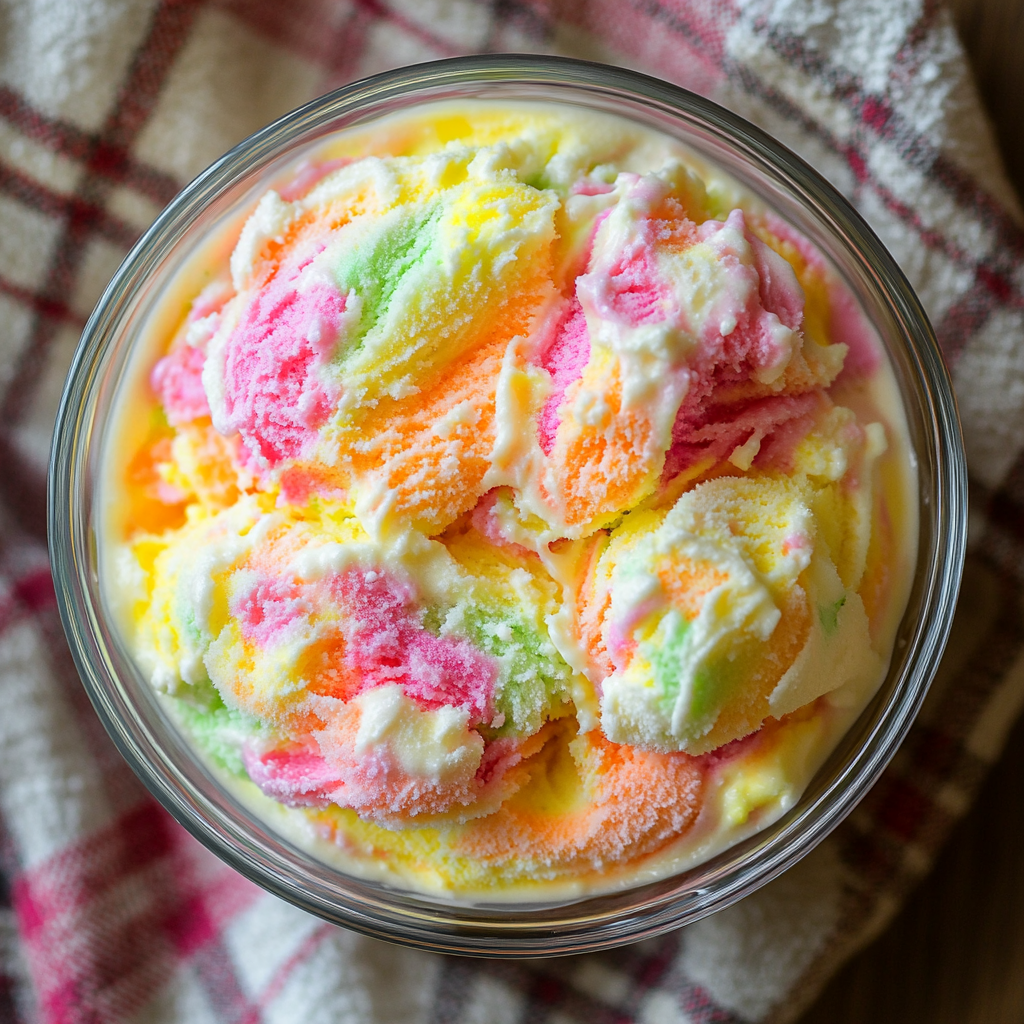 Rainbow Sherbet Punch