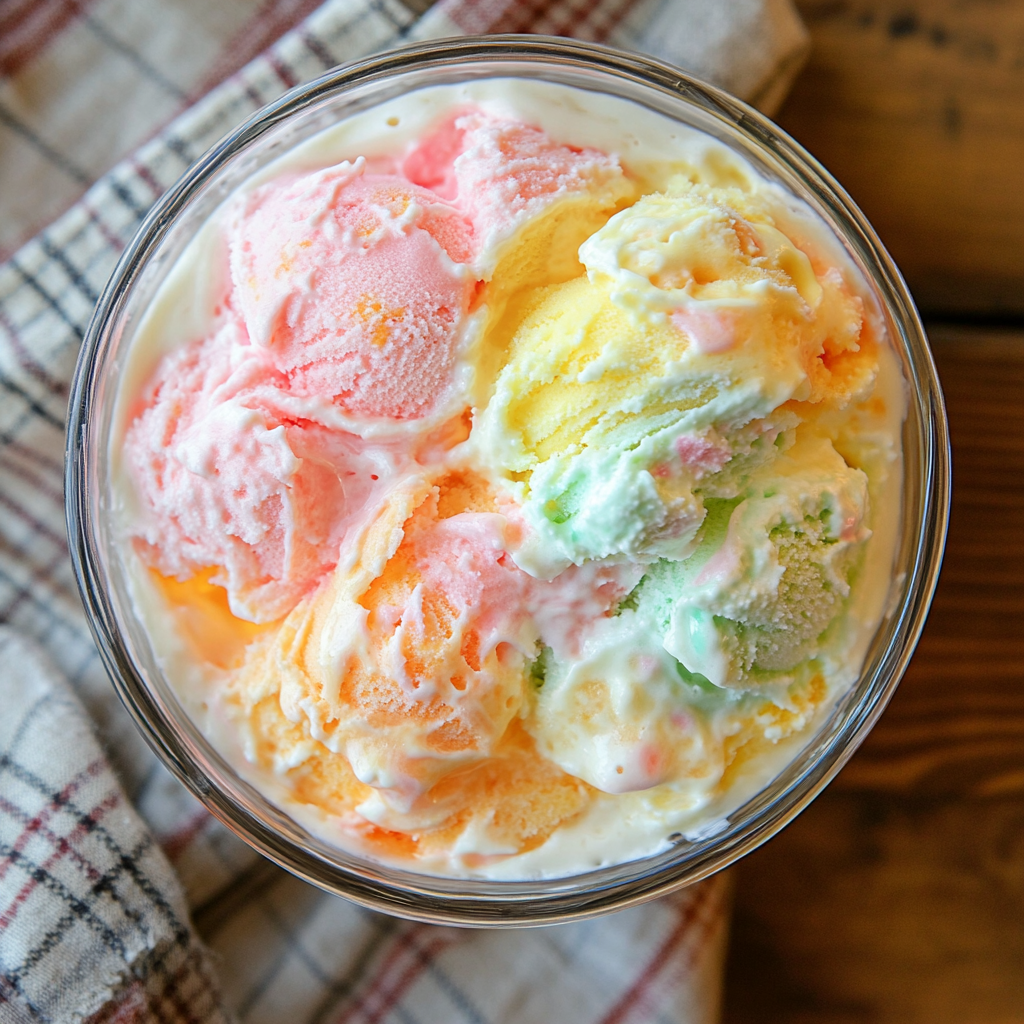Rainbow Sherbet Punch