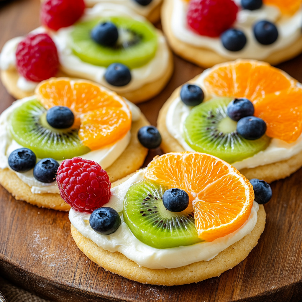 Easter Egg Fruit Pizzas