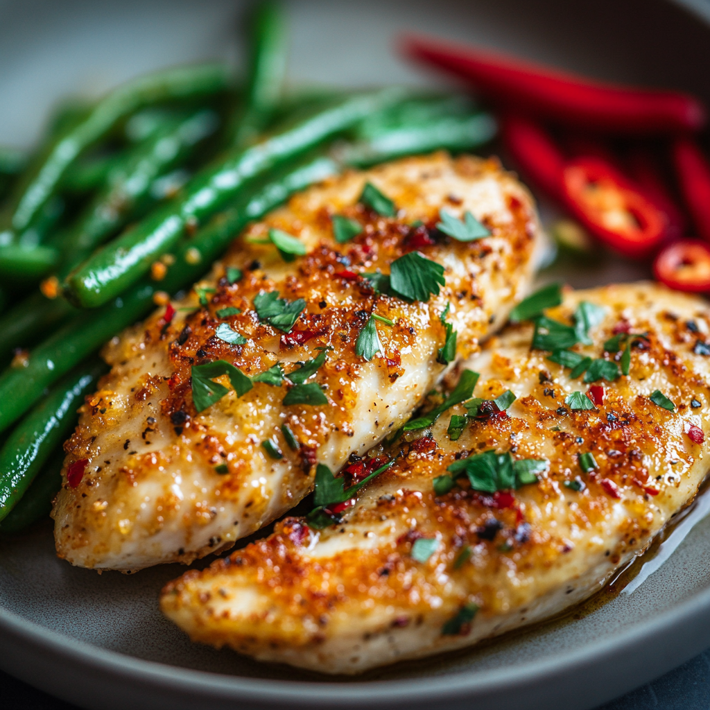 Crispy Oven Baked Chicken Fillet