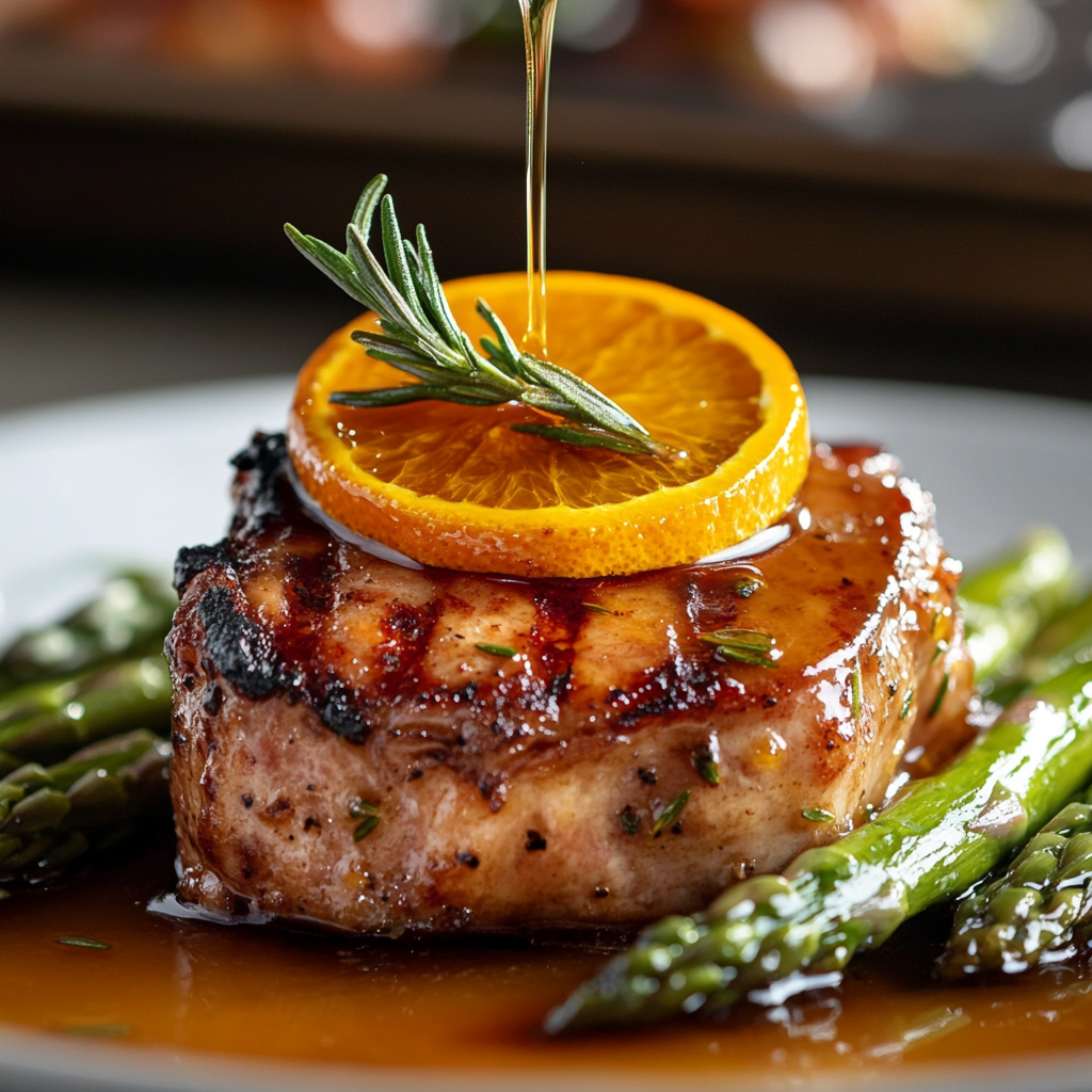 Baked Orange Glazed Salmon
