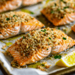 Baked Parmesan Crusted Salmon with Mayo