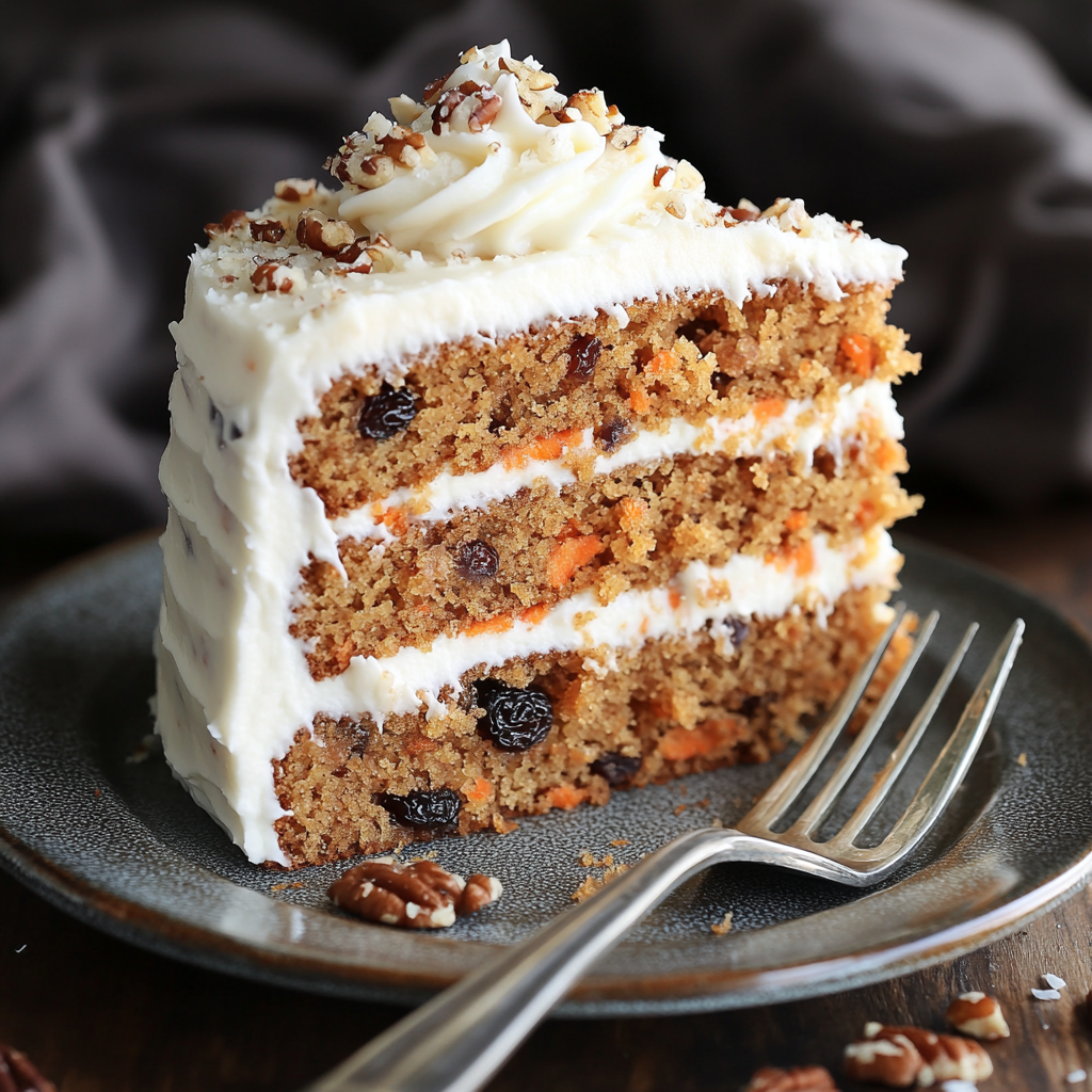 Carrot Cake with Pineapple and Coconut