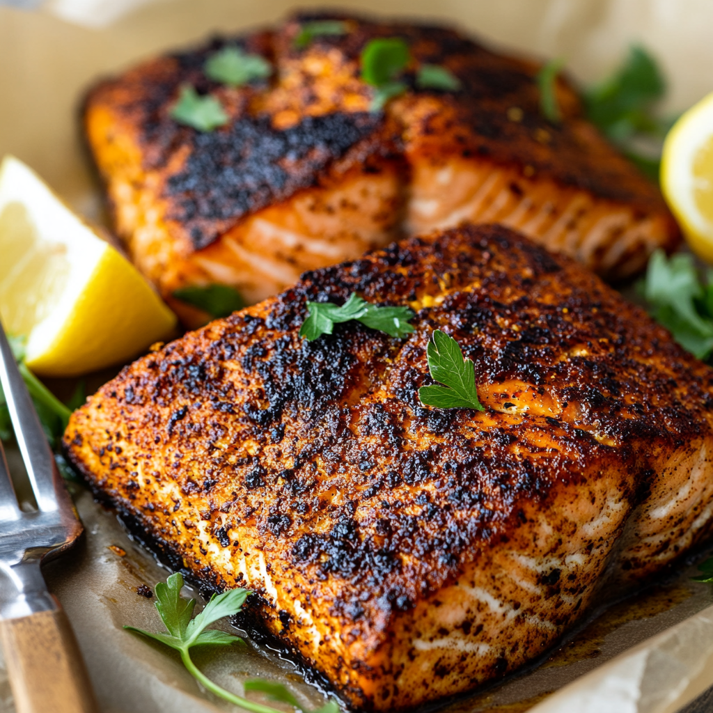 Sumac Blackened Salmon