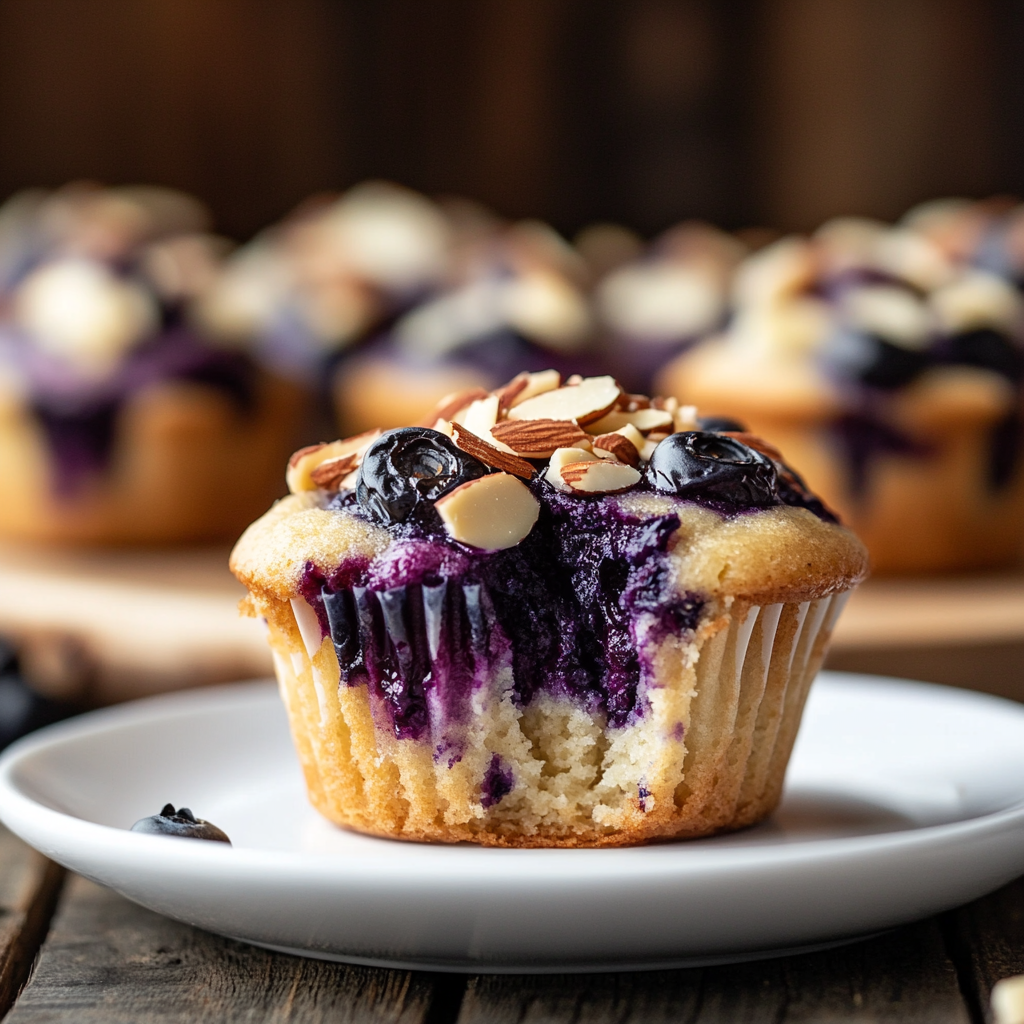 Keto Blueberry Cream Cheese Muffins
