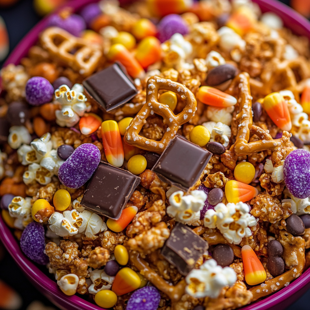 Scarecrow Halloween Snack Mix