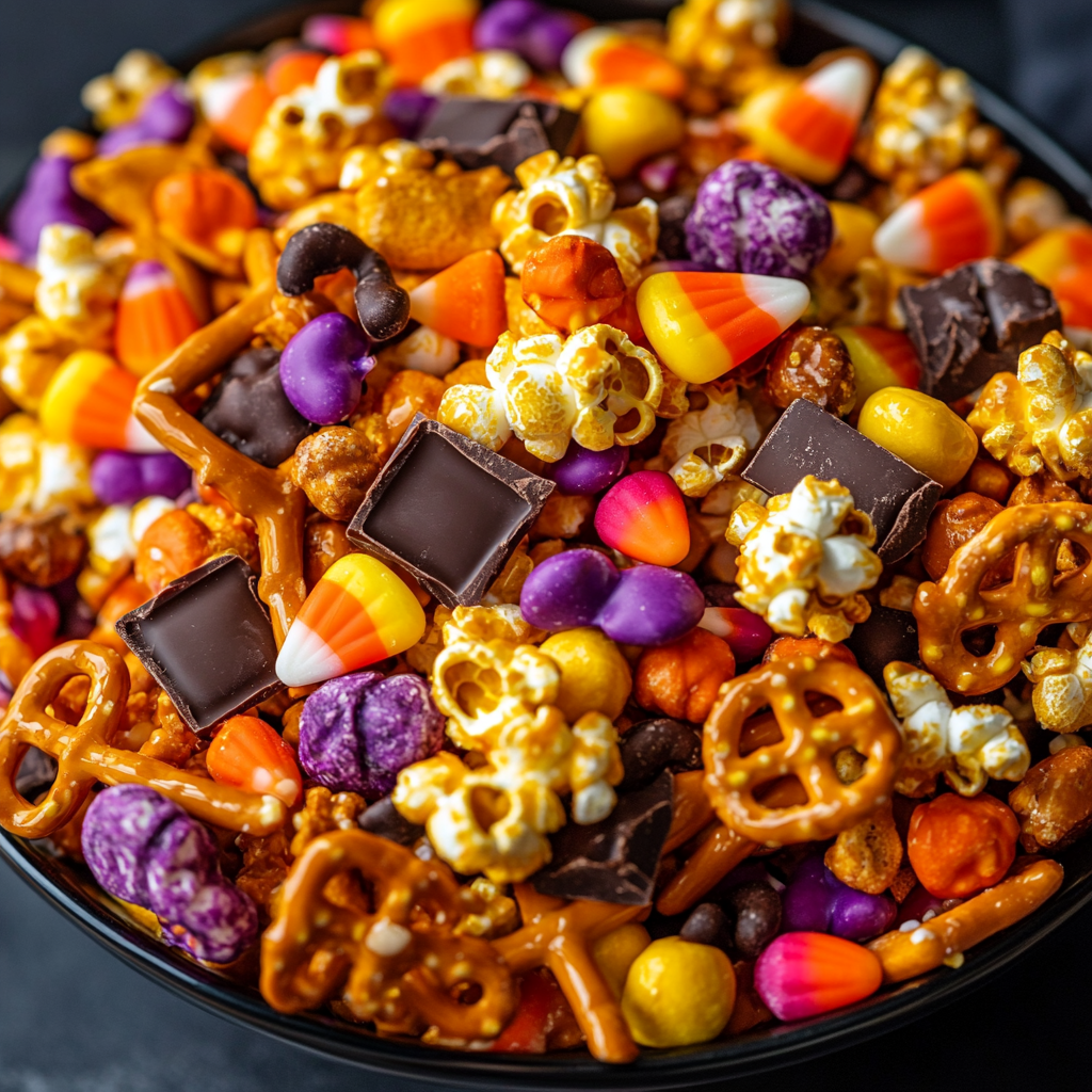 Scarecrow Halloween Snack Mix