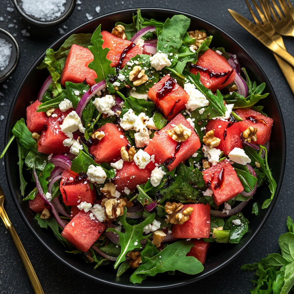 Feta Watermelon Salad