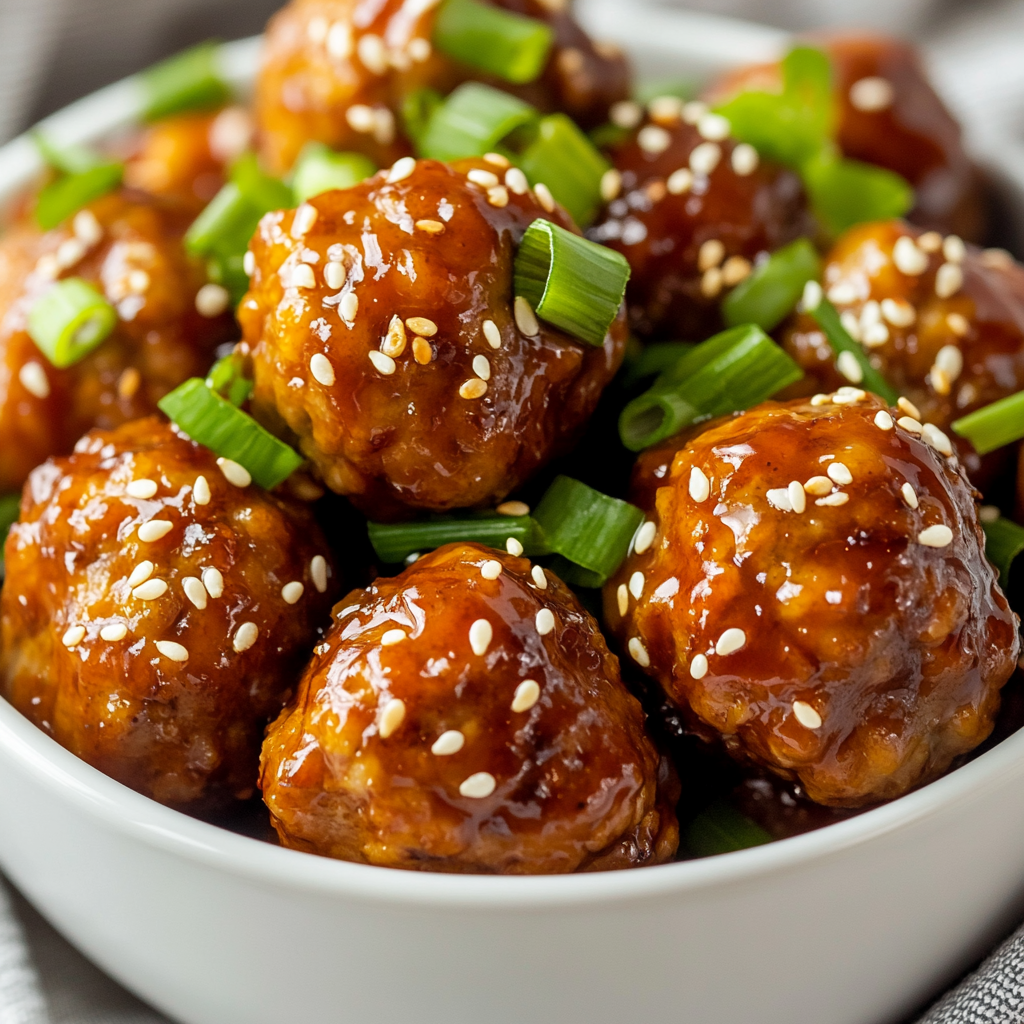 Asian Crockpot Meatballs