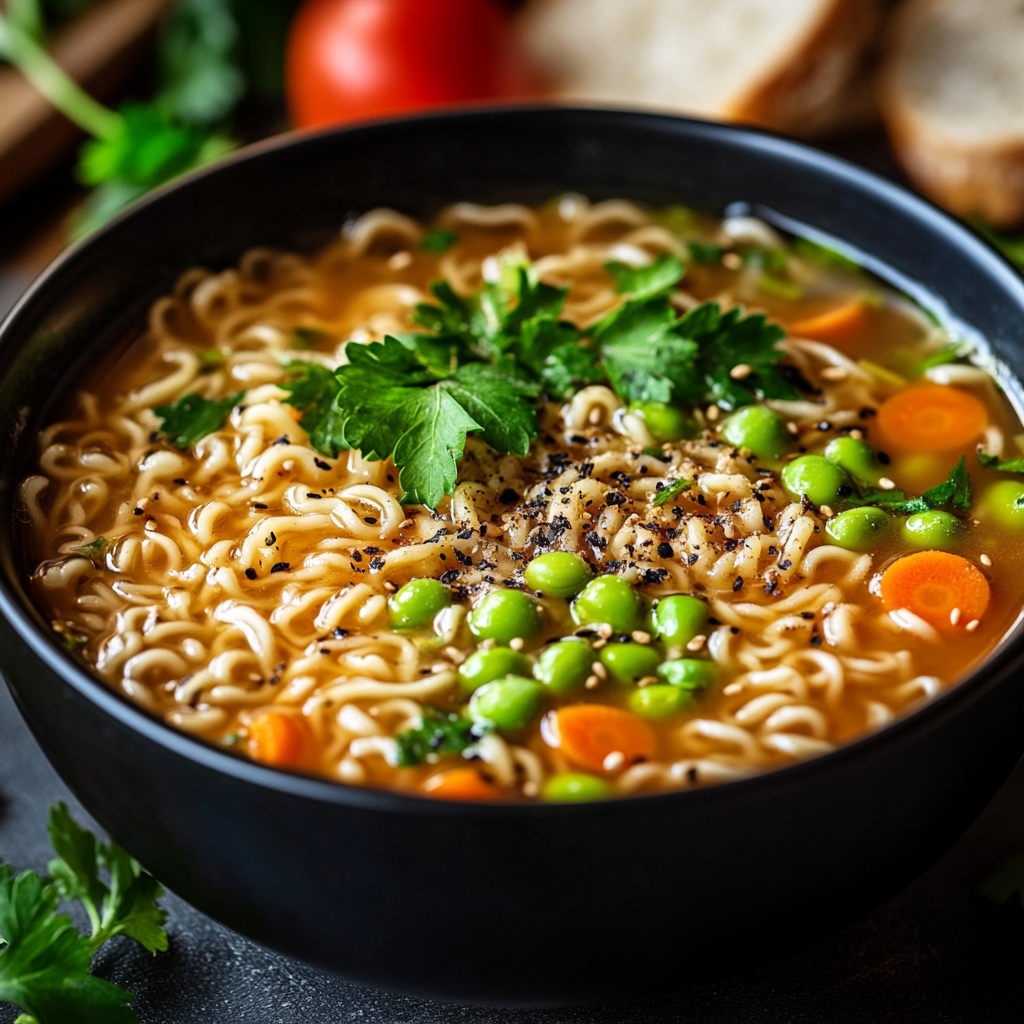 Easy Saucy Ramen Noodles