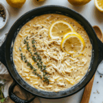 Greek Chicken Soup with Lemon and Orzo