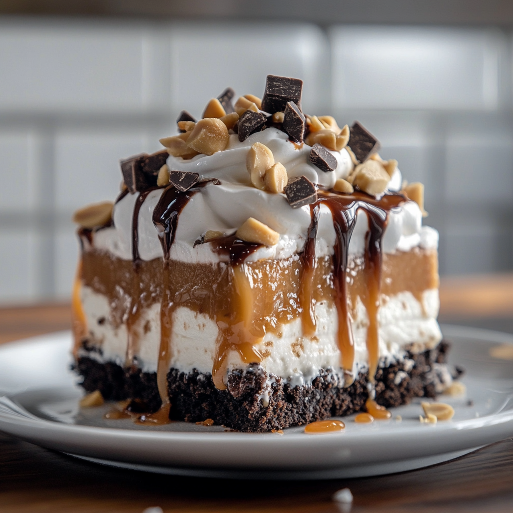 Turtle Lasagna Dessert