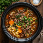 Crockpot Beef and Noodles
