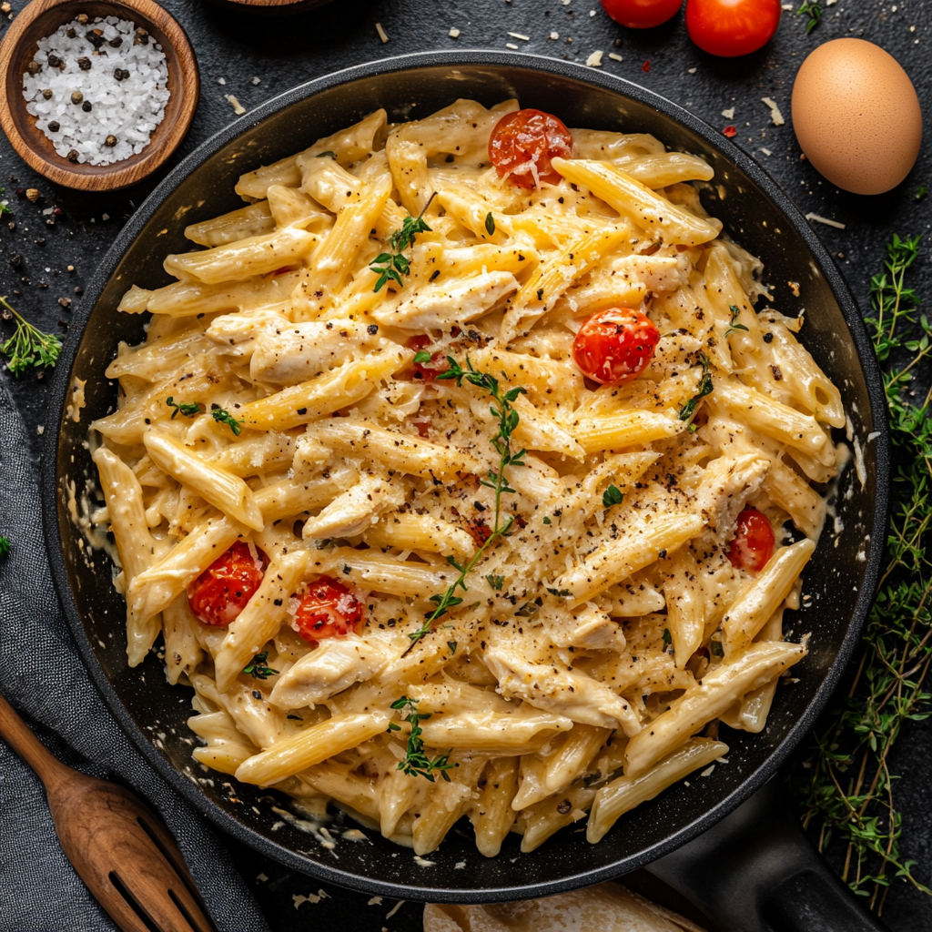 Crock Pot Creamy Cajun Chicken Pasta
