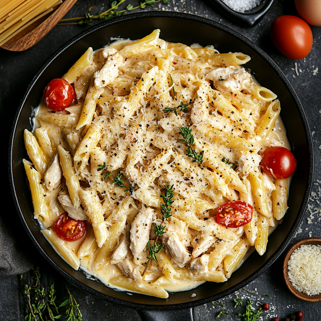 Crock Pot Creamy Cajun Chicken Pasta
