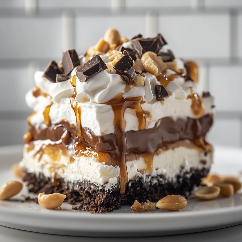 Turtle Lasagna Dessert