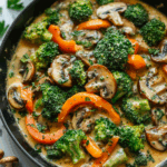 Sautéed Mushrooms with Broccoli