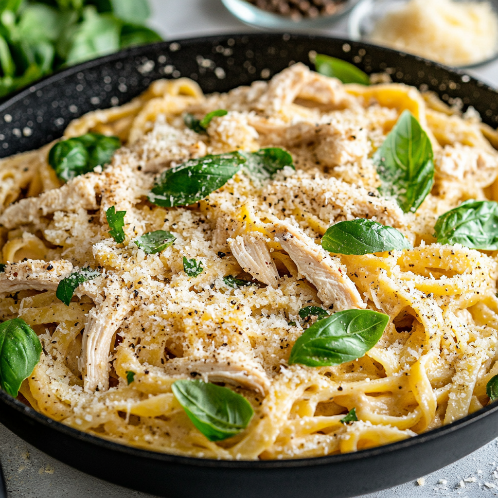 Creamy Cheesy Chicken Pasta