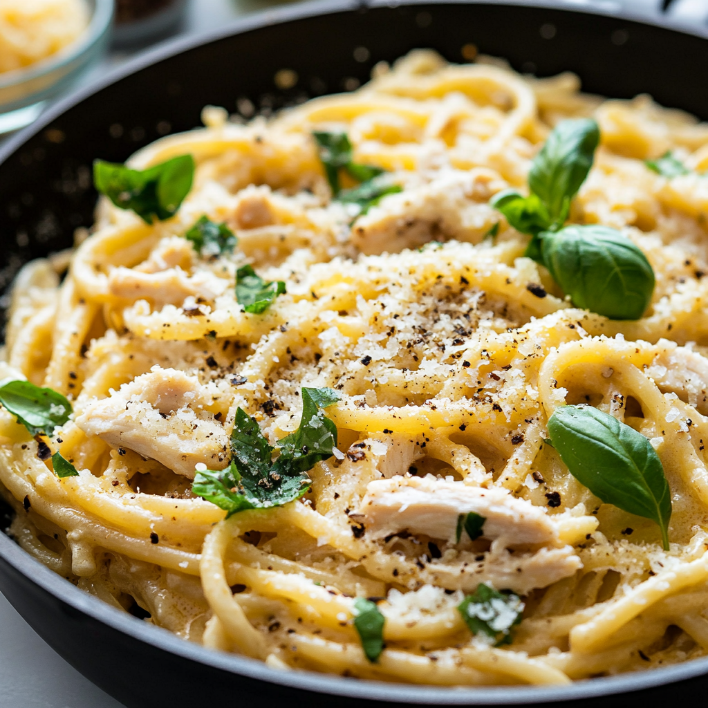 Creamy Cheesy Chicken Pasta