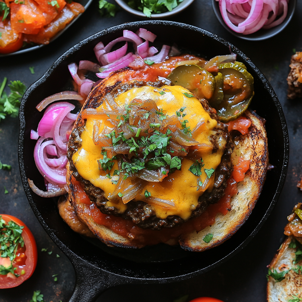 Patty Melt with Secret Sauce