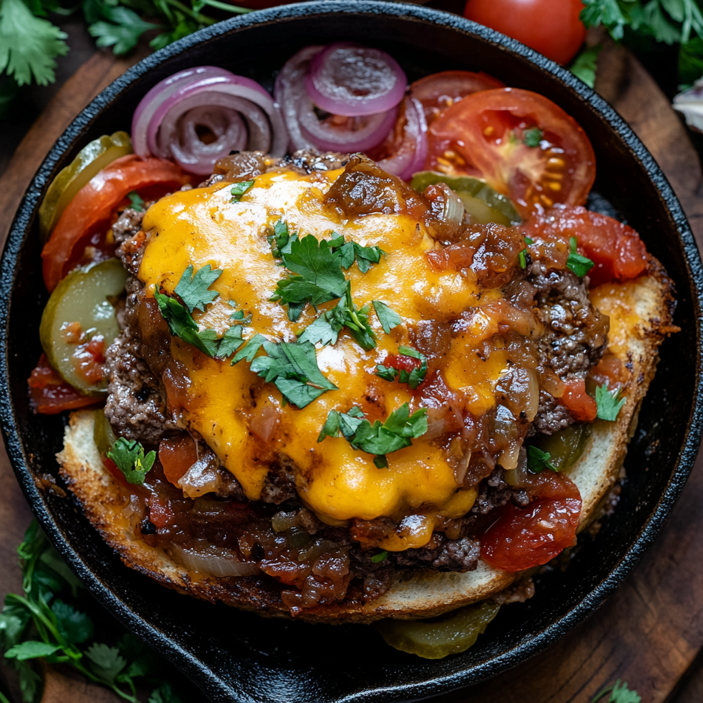 Patty Melt with Secret Sauce