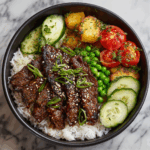 Crispy Beef Rice Bowl