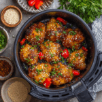 Air Fryer Korean Soy Garlic Chicken Thighs