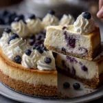 Roasted Blueberry Cheesecake Recipe