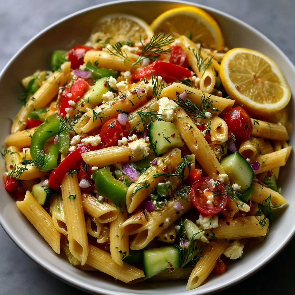 Lemon Summer Pasta Salad Recipe - Recipe Image