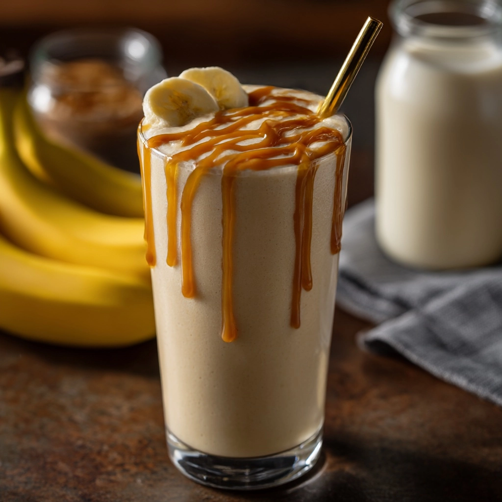 Banana Peanut Butter Smoothie Recipe - Recipe Image