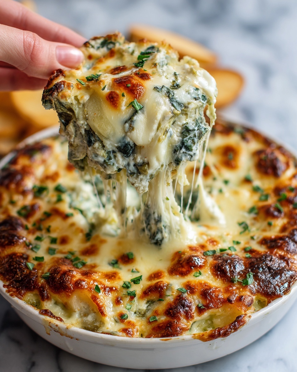 Hot Spinach Artichoke Dip Recipe - Recipe Image