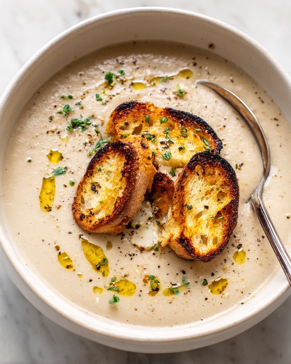 Country French Garlic Soup Recipe - Recipe Image