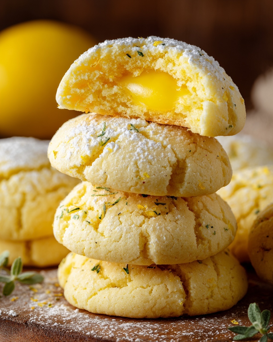 Zesty Lemon Meltaway Cookies Recipe - Recipe Image