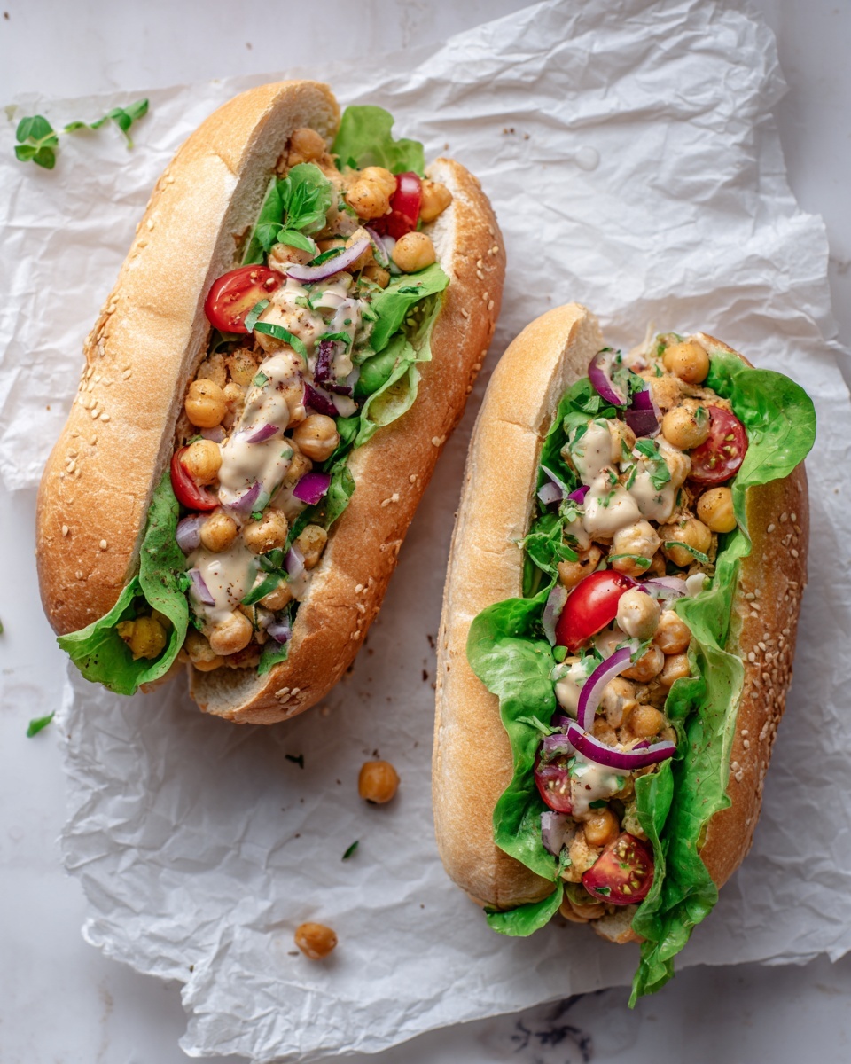 Chickpea Salad Sandwich Recipe - Recipe Image