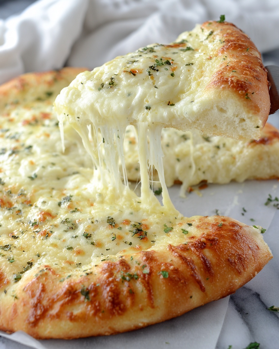 White Pizza with Ricotta and Mozzarella Recipe - Recipe Image