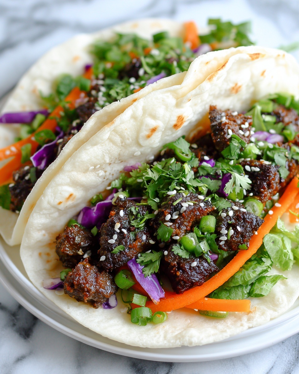 Korean Beef Tacos Recipe - Recipe Image