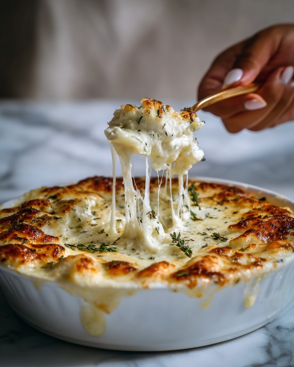 Seafood Pot Pie with Cheddar Biscuit Topping Recipe - Recipe Image