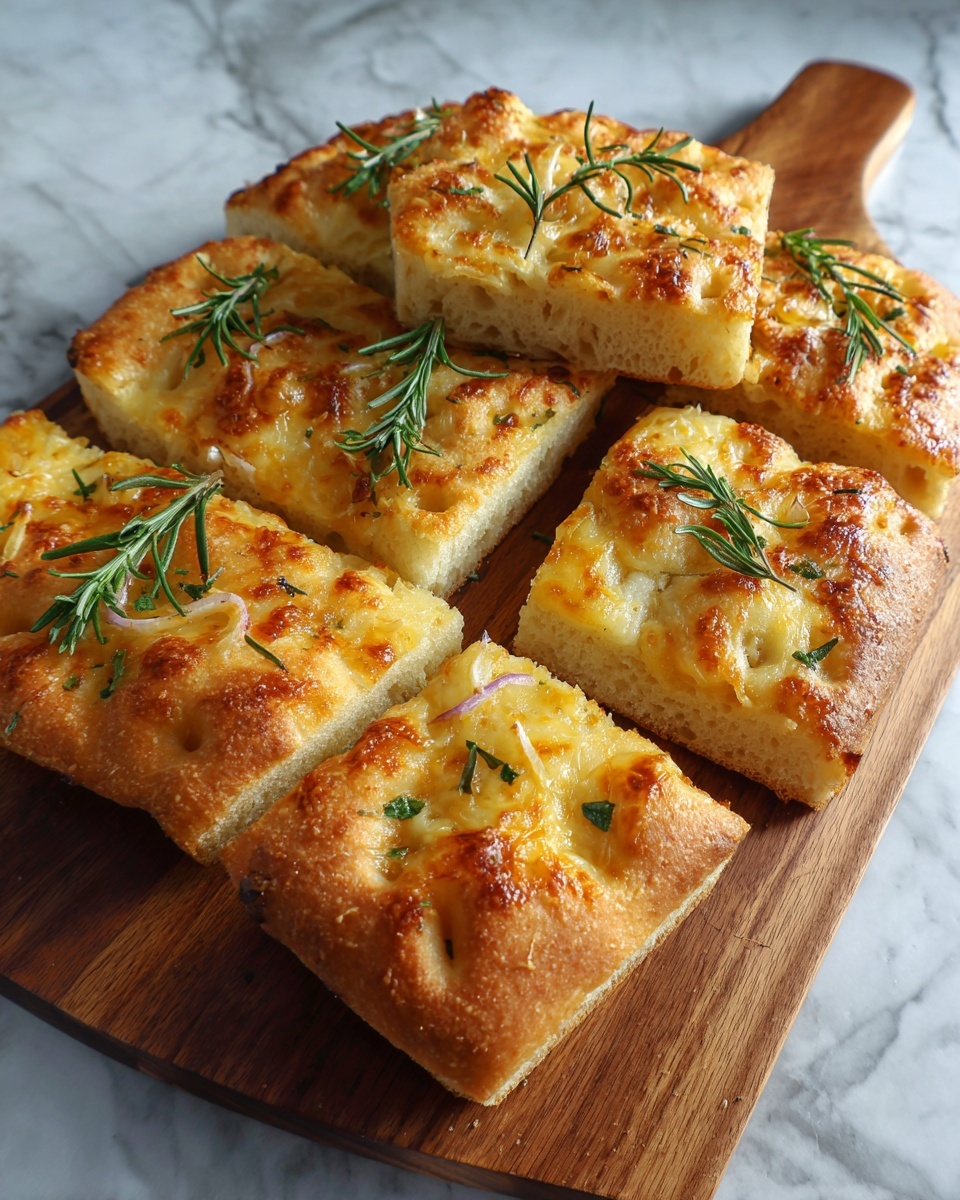 No-Knead Focaccia with Shallot Pissaladière Recipe - Recipe Image