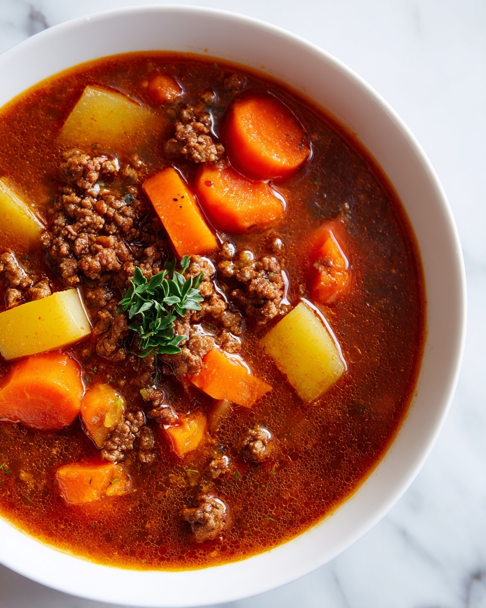 Hearty Crockpot Cowboy Soup Recipe - Recipe Image