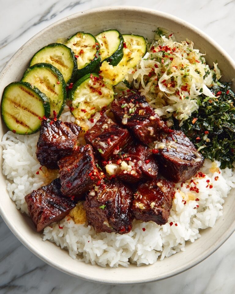 Hibachi Bowls with Steak and Vegetables Recipe