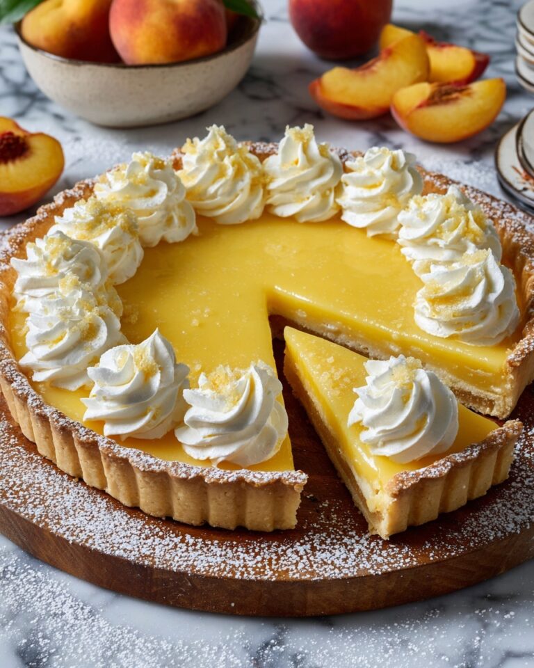 Apricot Tarts with Fluffy Lemon Meringue Filling Recipe