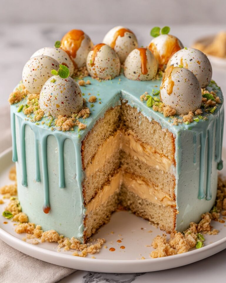 Speckled Robin’s Egg Cake Roll Recipe