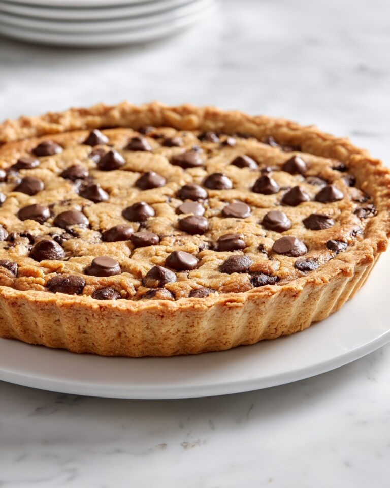 Deep Dish Chickpea Cookie Pie Recipe