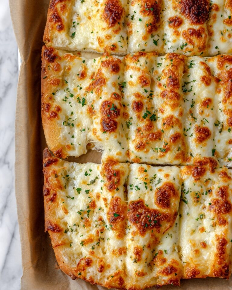 Homemade Cheesy Garlic Breadsticks Recipe