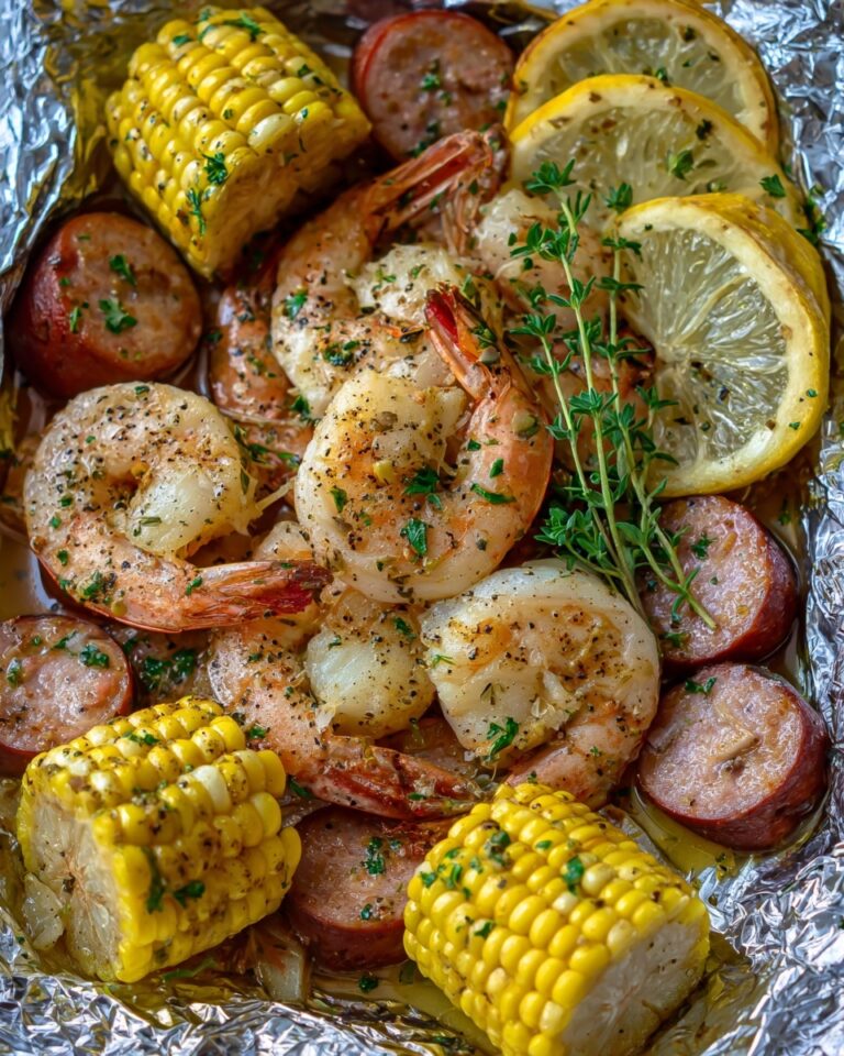 Shrimp Boil Foil Packets Recipe
