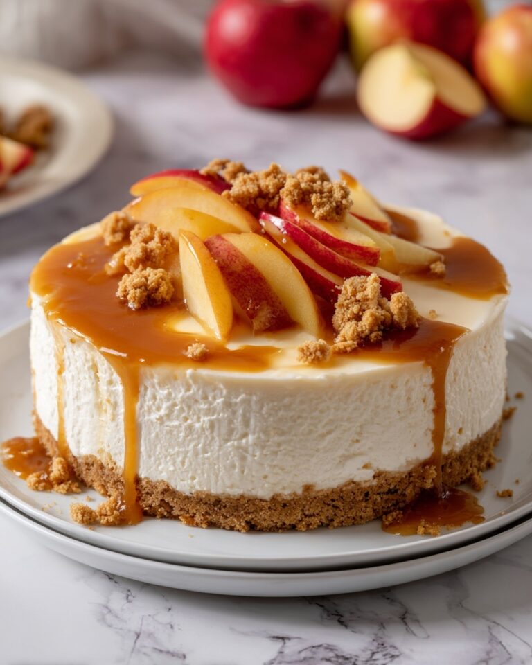 No-Bake Apple Pie Cheesecake Recipe