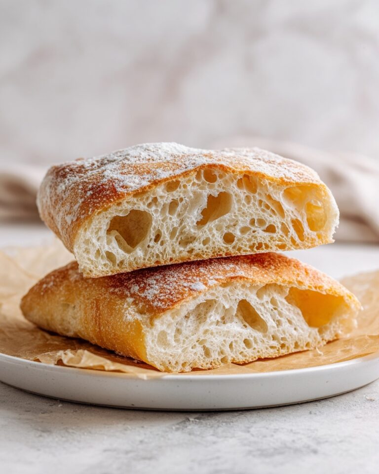 Rustic Italian Crusty Bread Recipe