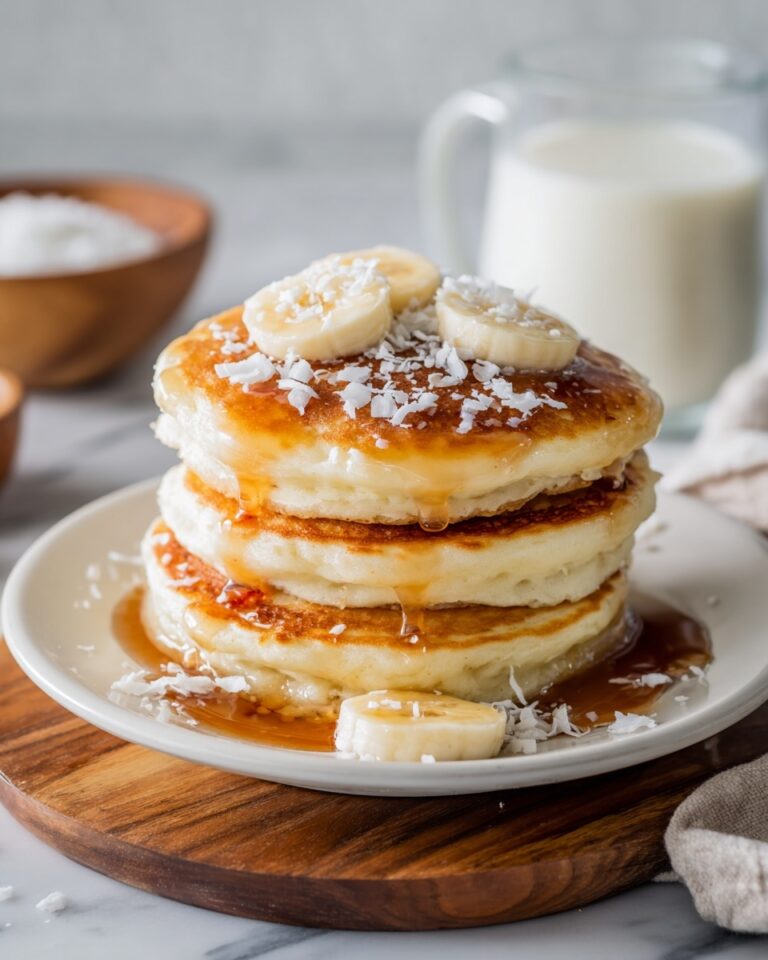 Sweet Coconut Cream Pancakes Recipe